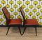 Skai Red Dining Room Chairs, 1960s, Set of 2 6