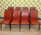 Skai Red Dining Room Chairs, 1960s, Set of 2 12