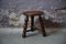 Farmhouse Tripod Stool in Wood, 1960s, Image 1