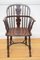 Frühviktorianischer Windsor Stuhl mit niedriger Rückenlehne, 1850er 1