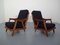 Teak Lounge Chairs, 1950s, Set of 2 1