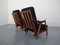 Fauteuils Lounge en Teck, 1950s, Set de 2 6