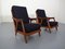 Teak Lounge Chairs, 1950s, Set of 2 3