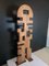 Brutalist Sculpture Totem, 2000s, Wood 3