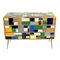 Multicolored Murano Glass Chest, 1980s 1