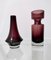 Postmodern Glass Vases by Tamara Aladin for Riihimaen Lasi, 1970s, Set of 2 1