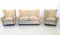 Vintage Ivory Fabric Living Room Set by Paolo Buffa, 1950s, Set of 3 2