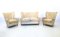 Vintage Ivory Fabric Living Room Set by Paolo Buffa, 1950s, Set of 3, Image 1