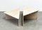 Triangular Travertine Coffee Tables from Up & Up, 1970s, Set of 2 10