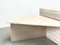 Triangular Travertine Coffee Tables from Up & Up, 1970s, Set of 2 12