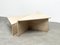 Triangular Travertine Coffee Tables from Up & Up, 1970s, Set of 2 3