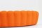 Oranges geschwungenes Bubble Sofa von Roche Bobois 12