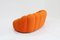 Orange Curved Bubble Sofa from Roche Bobois 15