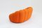 Orange Curved Bubble Sofa from Roche Bobois, Image 15