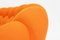 Oranges geschwungenes Bubble Sofa von Roche Bobois 5