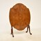 Antique Walnut Flip Top Side Table or Fire Screen, 1900s, Image 4