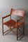 Model 903 Foldable Chair in Saddle Leather and Oak by Kurt Culetto for Horgenglarus, 1960s, Image 21
