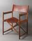 Model 903 Foldable Chair in Saddle Leather and Oak by Kurt Culetto for Horgenglarus, 1960s 13