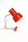 Lámpara de mesa roja atribuida a Josef Hurka para Napako, años 60, Imagen 1
