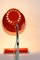 Lámpara de mesa roja atribuida a Josef Hurka para Napako, años 60, Imagen 8