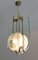 Lampada GMid-Century moderna in ottone e cristallo di Galotti & Radice, Italia, 1970, Immagine 2