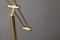 Minimalist Floor Lamp in Brass from Hustadt Leuchten, 1970s 3