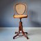 Nr. 1 - Nr. 5101 Swivel Stool with Backrest from Thonet, 1900s 2