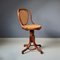 Nr. 1 - Nr. 5101 Swivel Stool with Backrest from Thonet, 1900s 3