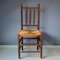 Dutch Bobbin Chair with Rush Seat, 1930s, Image 1