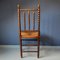 Dutch Bobbin Chair with Rush Seat, 1930s, Image 4