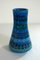 Conical Vase in Rimini Blue and Green Ceramic by Aldo Londi for Flavia Montelupo, Italy, 1960s 9