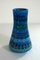 Konische Vase aus Rimini Blauer & Grüner Keramik von Aldo Londi für Flavia Montelupo, Italien, 1960er 9