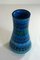 Conical Vase in Rimini Blue and Green Ceramic by Aldo Londi for Flavia Montelupo, Italy, 1960s 7