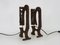 Lámparas brutalistas de hierro fundido, años 60. Juego de 2, Imagen 8