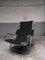 Sedia pieghevole nera in metallo cromato, anni '80, Immagine 12