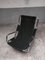 Black Folding Chair in Chrome, 1980s 3