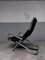 Black Folding Chair in Chrome, 1980s, Image 7