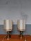 Lampes de Bureau Mid-Century Dorées, 1970s, Set de 2 4