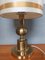 Mid-Century Golden Table Lamps, 1970s, Set of 2 8