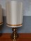 Lámparas de mesa Mid-Century doradas, años 70. Juego de 2, Imagen 13
