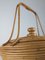 Large Italian Rattan Basket by Vivai del Sud, 1960s 4