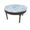 Spanish Round Side Table with Marble Top and Bronze Rivets, 19th Century, Image 1