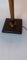 Lampada da tavolo con base quadrata in pelle marrone attribuita a Jacques Adnet per ILG, Immagine 13