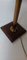 Lámpara de mesa con base cuadrada de cuero marrón atribuida a Jacques Adnet para ILG, Imagen 2