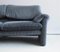 Italian Two-Seater Maralunga Sofa by Vico Magistretti for Cassina, 1980s, Imagen 3