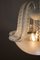 Lámpara de araña Venini Art Déco de cristal de Murano, años 40, Imagen 6