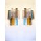 Multicolored Squared Murano Glass Wall Sconces by Simoeng, Set of 2 3