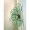 Apliques de pared Selle de cristal de Murano verde. Juego de 2, Imagen 2
