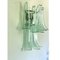 Apliques de pared Selle de cristal de Murano verde. Juego de 2, Imagen 6