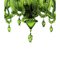 Grüner Kronleuchter aus Muranoglas von Simoeng 8